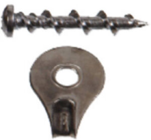 Borefast Utility Hangers, Chrome, 10-Pk.