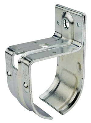 Rail Bracket, Single, Round, Zinc