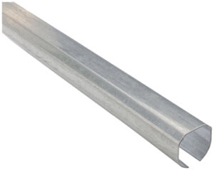 Galvanized Plain Round Rail, 8 Ft.