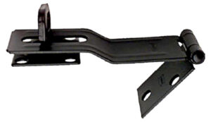 Safety Hasp, Swivel, Black, 4-1/2 In.