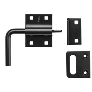 Slide Bolt Gate Latch, Left or Right Hand, Black