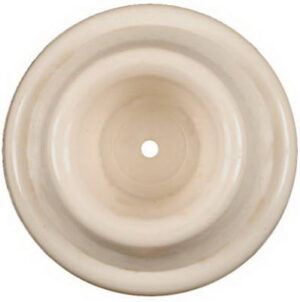 Doorstop, Wall-Mount, Flexible, White, 2-Pk.