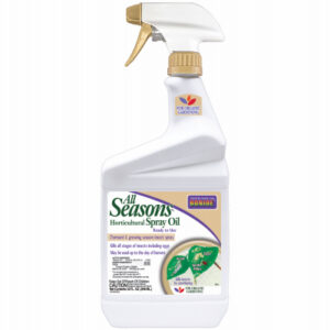 All Season Horticultural & Dormant Spray Oil, Organic Gardening Disease Prevention and Insect Killer, 32 oz. Spray
