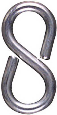 Closed S Hook, 2-1/8 In., 3-Pk.