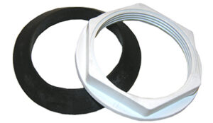 Toilet Flush Valve Jam Nut With W-206 Washer, 2 In.