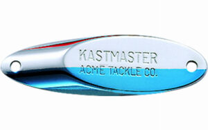 Kastmaster Spoon Fishing Lure, Chrome & Neon Blue, 1-3/4 In.