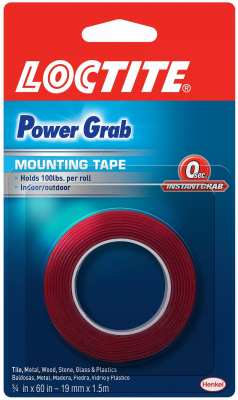 Power Grab Mounting Tape, .75 x 60 In.