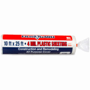 Polyethylene Sheeting, 4-Mil, Clear, 10 x 25-Ft.