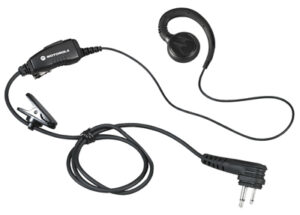 Swivel Earpiece + Push-To-Talk Microphone