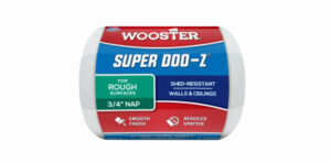 Super Doo-Z Mini Paint Roller Cover, Shed-Resistant, 4 x 3/4 In. Nap