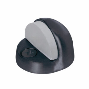 Domed Door Stop, Matte Black