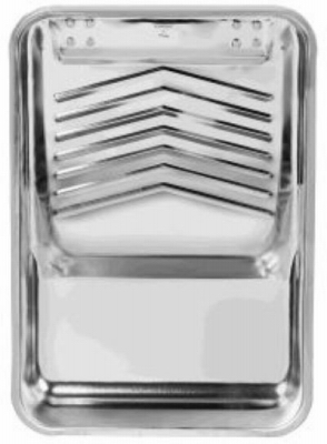 Deep Well Paint Tray, Metal, 9 In.