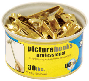 Classic Pro Hanger Picture Hanging Hooks, 30 Lb. Load, 15-Pk.