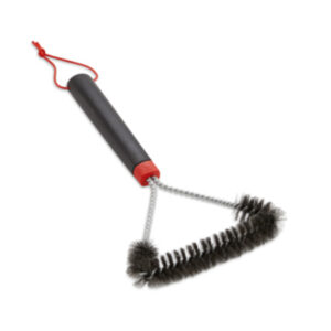 3-sided Stainless Steel Grill Brush, 12 In.