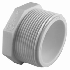 Schedule 40 PVC Pressure Pipe Pressure Plug, 2-1/2 In.