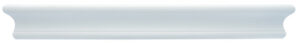 Floating Shelf, Beveled Design, White, 18 In.