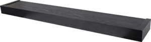 Floating Shelf, Modern Design, Black, 36 In.