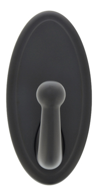 Decorative Hook, Bronze, Oval, Holds 15 Lbs.