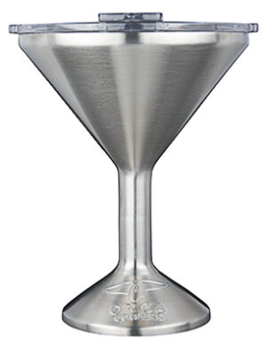 Chaser Martini Glass, Stainless Steel, 8 oz.