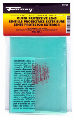 Outer Protective Welding Lens, 2-Pk.