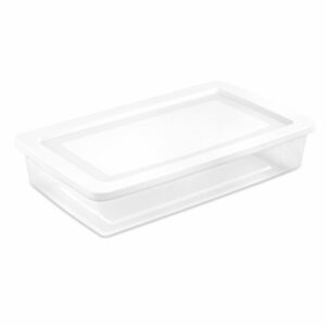 Underbed Storage Box, Clear, 41-Qt.