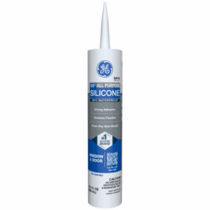 All Purpose Silicone 1 Sealant, White, 10.1-oz.