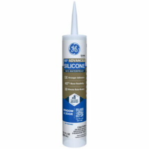 Advanced Silicone 2 Window & Door Sealant, Clear, 10.1 oz.