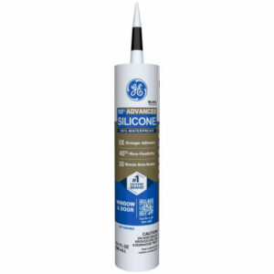 Advanced Silicone 2 Window & Door Sealant, Black, 10.1-oz.