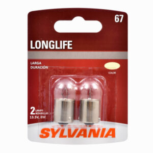 67 Long Life Miniature Clear Bulb, 67LL BP2, 2-Pk.