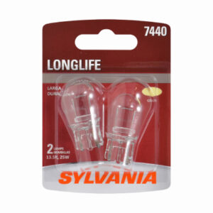 7440 Long Life Miniature Clear Bulb, 7440LL BP2, 2-Pk.