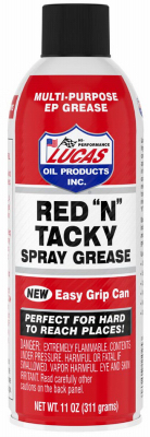 Red 'N' Tacky Aerosol Spray Grease, 11 oz.