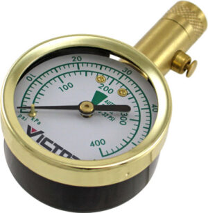 Dial Tire Gauge, 60 PSI
