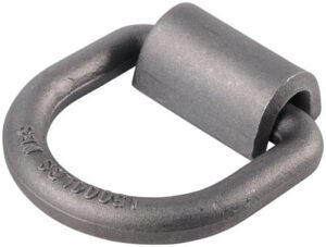 Surface Mount D-Ring Anchor, Weld On, 5/8 In.