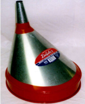 Galvanized Oil Funnel, 10-1/2 In., 6 Qt.