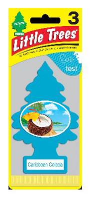 Car Air Freshener, Caribbean Colada, 3-Pk.