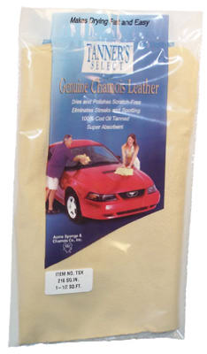 Genuine Chamois Leather, 1-1/2 Sq. Ft.