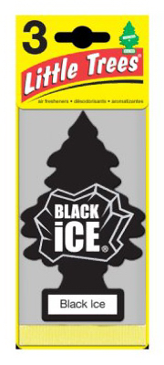 Car Air Freshener, Black Ice, 3-Pk.