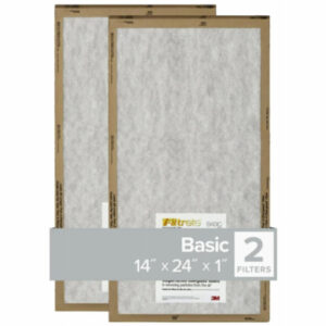 14x24 x 1 In. Flat Panel Air Filter, 2-Pk.