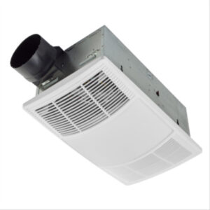 PowerHeat Heater + Exhaust Bath Fan, 80 CFM Fan, LED Light