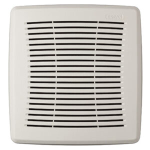 Economy Bathroom Exhaust Fan Grille, White, 9-1/4 x 9-3/4 In.