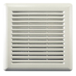 InVent Bathroom Exhaust Fan Grille, White, 11-1/2 x 12 In.