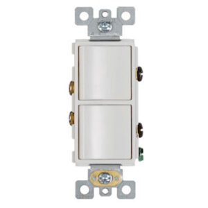 2 Function Rocker Switch Wall Control, White