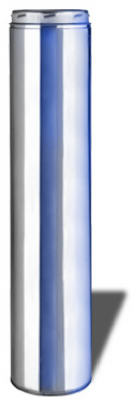 Sure-Temp 6-Inch x 36-Inch Stainless Steel Double Wall Insulated Chimney Pipe