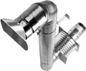 Pellet Stove Vent System, Through-Wall, Type L, 3 to 4-In.