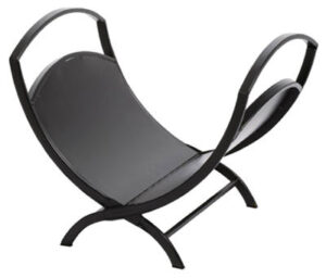 Fireplace Log Bin With Pan