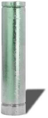 Gas Vent Chimney Pipe, Type B, 5-In. x 3-Ft.