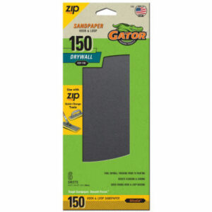Drywall Hook & Loop Sandpaper, 150-Grit, 6-Ct.