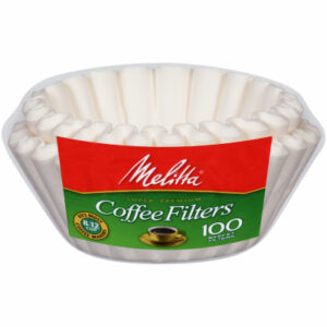 100-Count 8 - 12-Cup White Basket Coffee Filters