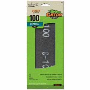 Drywall Sanding Screen, Medium 100-Grit, 4.25 x 11.25-In., 2-Pk.
