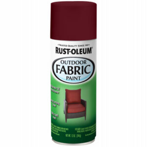 Specialty Outdoor Fabric Spray Paint, Dark Red, 12-oz.